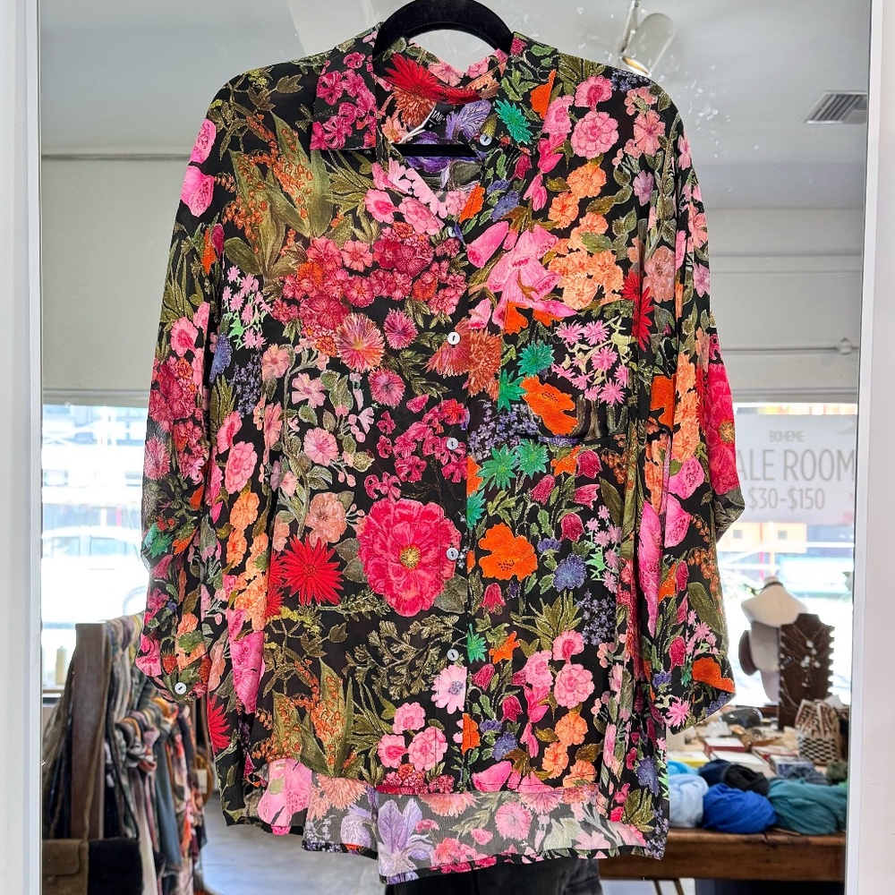 Yavi Floral Button Down Shirt